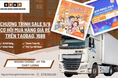 Chương Trình Sale 9/9 - Cơ Hội Mua Hàng Giá Rẻ Trên Taobao, 1688