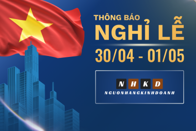 Thông báo lịch nghỉ lễ 30/04/2025 VÀ 01/05/2025