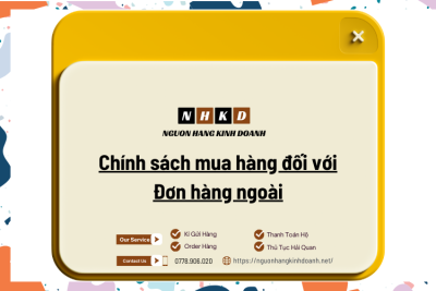Chính sách mua hàng đối với Đơn hàng ngoài