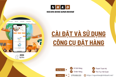 Cài đặt và sử dụng công cụ đặt hàng